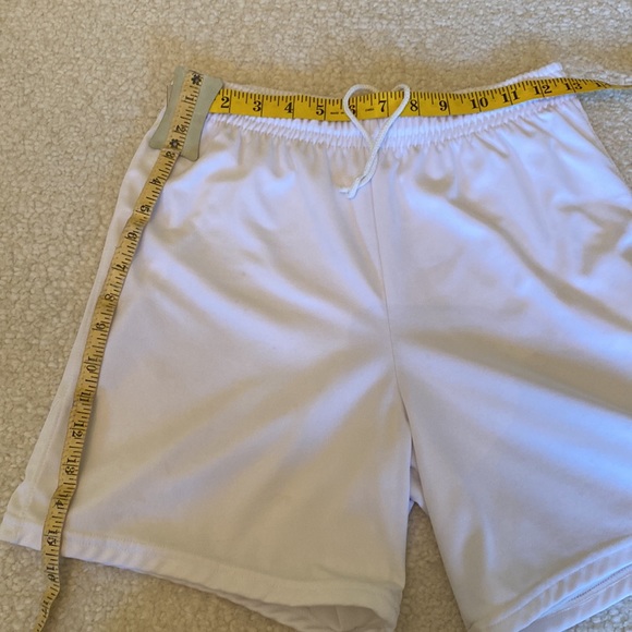 Mens High Five White Moisture Wicking Lightweight Soccer Sport Shorts drawstring - Picture 6 of 9